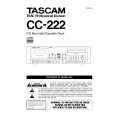 TEAC CC-222 Instrukcja Obsługi