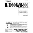 TEAC V580 Instrukcja Obsługi