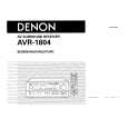 DENON AVR-1804 Instrukcja Obsługi