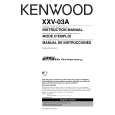 KENWOOD XXV03A Instrukcja Obsługi