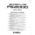 KAWAI FS2000 Instrukcja Obsługi