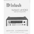 MCINTOSH MAC 4100 Instrukcja Serwisowa