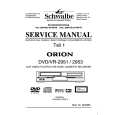 ORION DVD-2951 Instrukcja Serwisowa