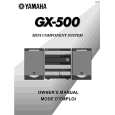 YAMAHA GX-500 Instrukcja Obsługi