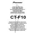 PIONEER CT-F10/ZVYXJ Instrukcja Obsługi