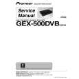 PIONEER GEX-500DVB/XZ/EW5 Instrukcja Serwisowa