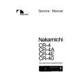 NAKAMICHI CR40 Instrukcja Serwisowa