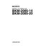 SONY BKM-2085-20 Instrukcja Obsługi