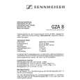 SENNHEISER GZA 8 Instrukcja Obsługi