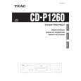 TEAC CDP1260 Instrukcja Obsługi