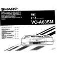 SHARP VC-A63SM Instrukcja Obsługi
