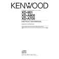 KENWOOD XDA700 Instrukcja Obsługi