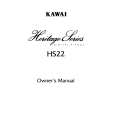 KAWAI HS22 Instrukcja Obsługi