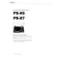 SONY PS-X7 Instrukcja Obsługi