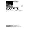 PIONEER RX-741 KU Instrukcja Serwisowa