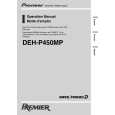 PIONEER DEH-P450MP Instrukcja Obsługi