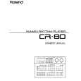 ROLAND CR-80 Instrukcja Obsługi