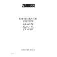 ZANUSSI ZX55/4SA Instrukcja Obsługi