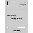 PIONEER AVM-P9000R Instrukcja Obsługi