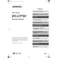 ONKYO DVCP701 Instrukcja Obsługi