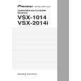 PIONEER VSX-1014-S/HYXJ Instrukcja Obsługi