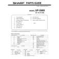 SHARP UP-5900 Katalog Części