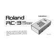 ROLAND RC-3 Instrukcja Obsługi