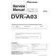 PIONEER DVR-A03/KB Instrukcja Serwisowa
