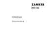 ZANKER ZKR1606 Instrukcja Obsługi