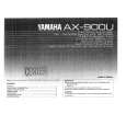 YAMAHA AX900U Instrukcja Obsługi