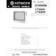 HITACHI CT3000W Instrukcja Serwisowa
