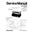 TECHNICS RSM225 Instrukcja Serwisowa