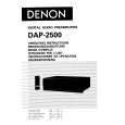 DENON DAP-2500 Instrukcja Obsługi