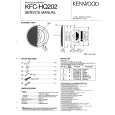 KENWOOD KFCHQ202 Instrukcja Serwisowa