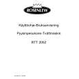 ROSENLEW RTT2052 Instrukcja Obsługi