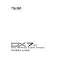 YAMAHA DX7s Instrukcja Obsługi