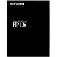 ROLAND HP136 Instrukcja Obsługi