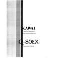 KAWAI Q80EX Instrukcja Obsługi