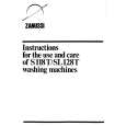 ZANUSSI SL128T Instrukcja Obsługi