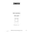 ZANUSSI ZTA230 Instrukcja Obsługi