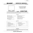 SHARP CX51TXZ Instrukcja Serwisowa