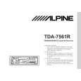 ALPINE TDA-7561R Instrukcja Obsługi