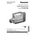 PANASONIC PVDV103 Instrukcja Obsługi
