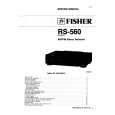 FISHER RS560 Instrukcja Serwisowa