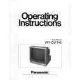 PANASONIC WVCM146 Instrukcja Obsługi
