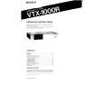 SONY VTX-1000R Instrukcja Obsługi