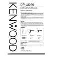 KENWOOD DPJ2070 Instrukcja Obsługi