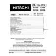 HITACHI 36CX39B Instrukcja Obsługi