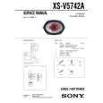 SONY XSV5742A Instrukcja Serwisowa