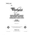 WHIRLPOOL 1SF034PEW2 Katalog Części